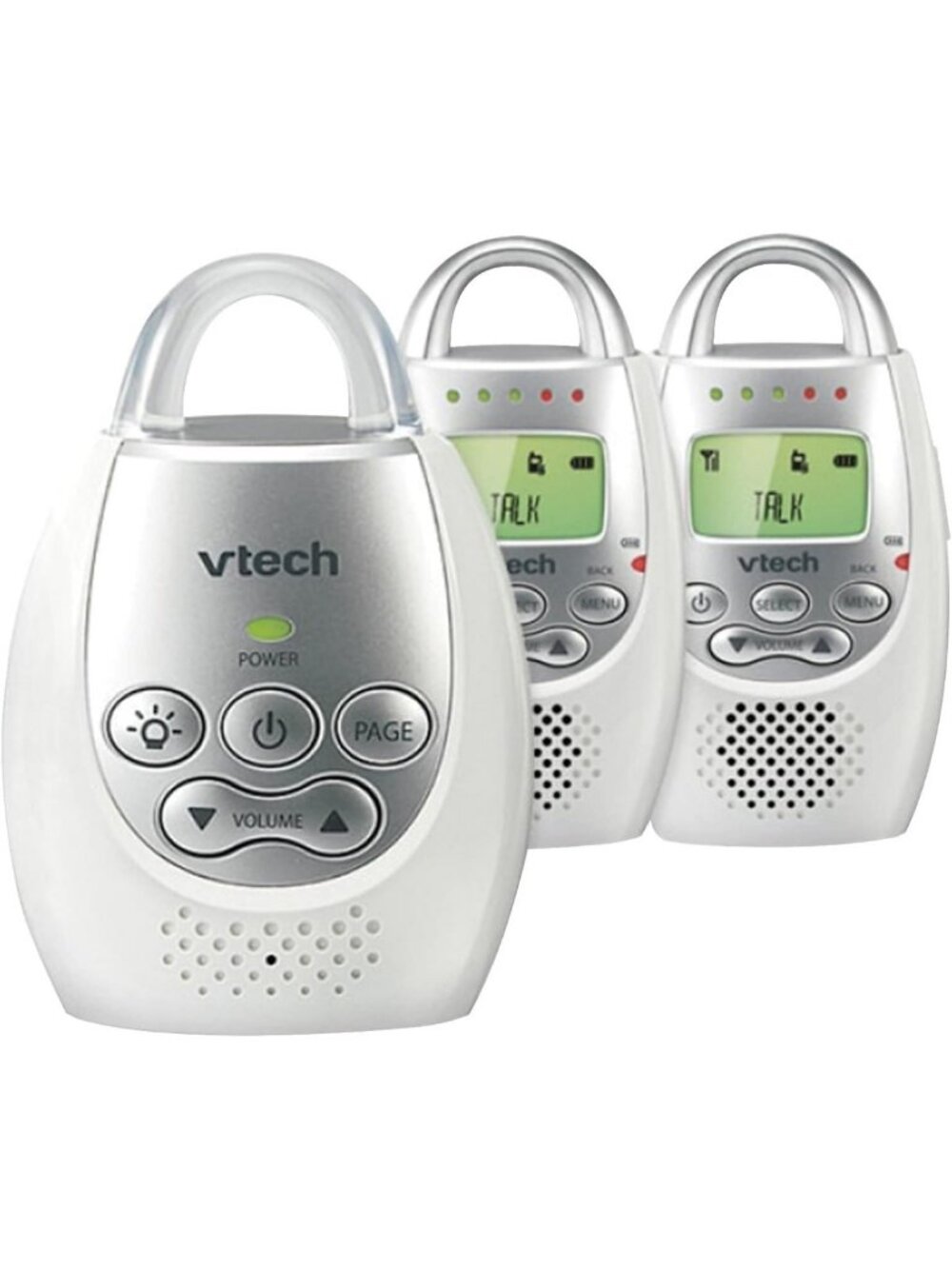 Digital Audio Baby Monitor with 2 Parent Units, Long Range, Talk Back, Night